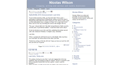 Desktop Screenshot of nicolaswilson.com