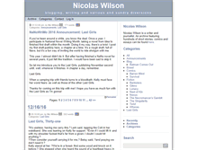 Tablet Screenshot of nicolaswilson.com